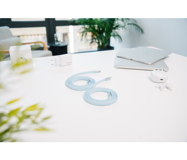 Verbatim SoftTouch USB-C to C cable 60W 120 cm - Blue - 1607297 - zdjęcie 2